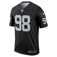 Brock Bowers Las Vegas Raiders Men's Nike Dri-FIT NFL Legend Jersey