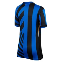 Inter Milan 2024/25 Stadium Home Big Kids' Nike Dri-FIT Soccer Replica Jersey