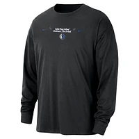 Dallas Mavericks Courtside Men's Nike NBA Max90 Long-Sleeve T-Shirt