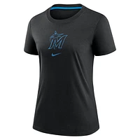 Miami Marlins Authentic Collection Early Work Women's Nike MLB T-Shirt