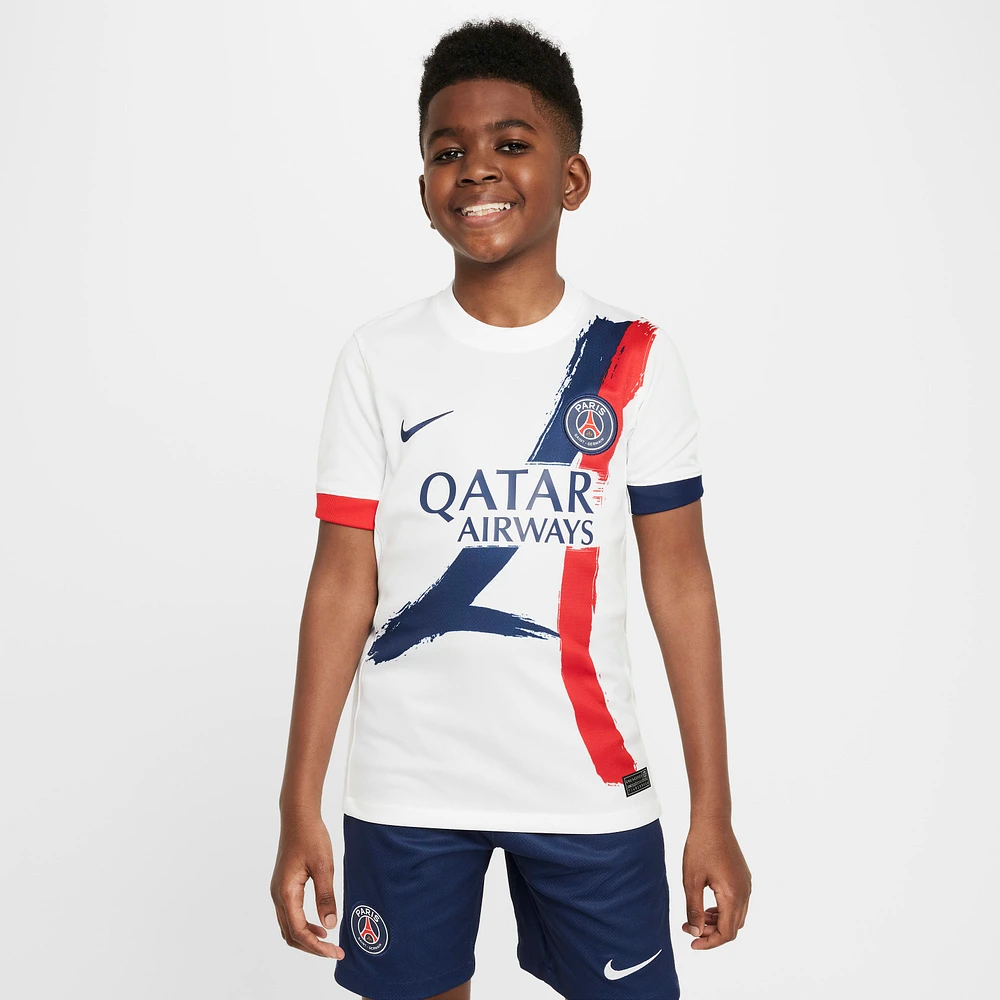 Paris Saint-Germain 2024/25 Stadium Away Big Kids' Nike Dri-FIT Soccer Replica Jersey