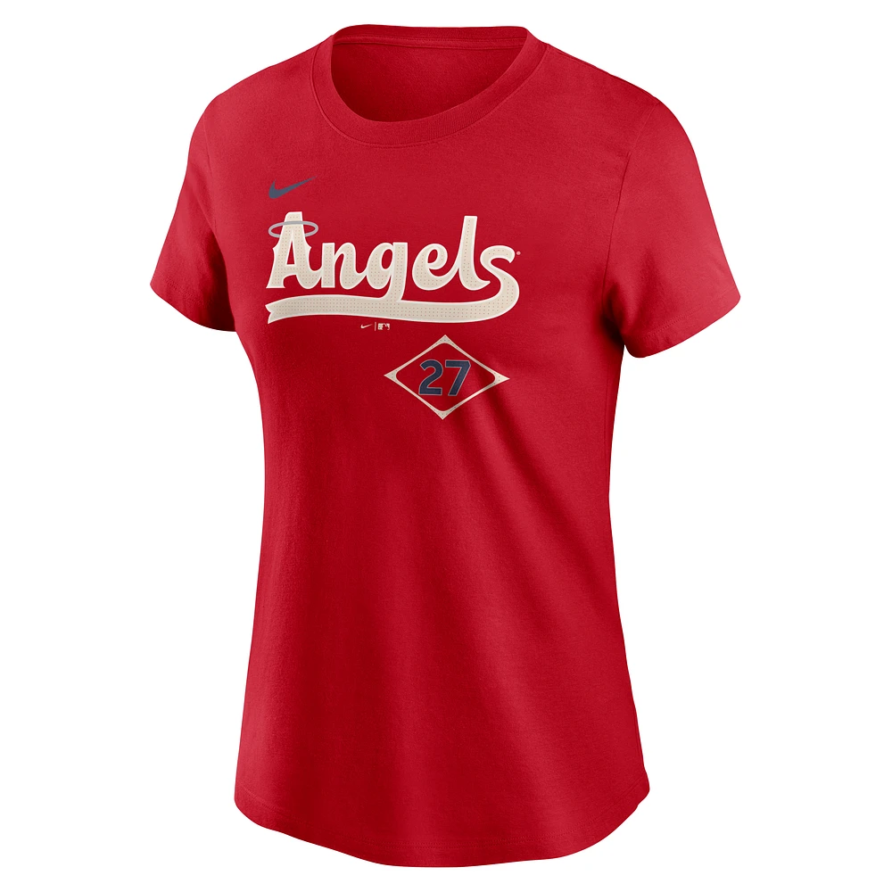 Mike Trout Los Angeles Angels City Connect Fuse Women's Nike MLB T-Shirt