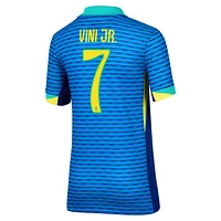 Vini Jr. Brazil National Team 2024 Stadium Away Big Kids' Nike Dri-FIT Soccer Jersey