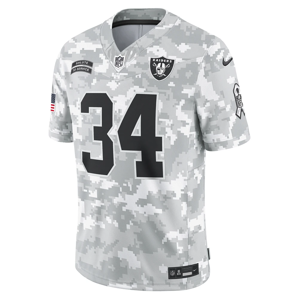 Bo Jackson Las Vegas Raiders Salute to Service Men's Nike Dri-FIT NFL Limited Jersey