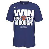 New York Knicks Playoff Mantra 2025 Men's Nike NBA T-Shirt