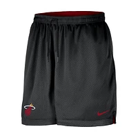 Miami Heat Courtside Men's Nike NBA Mesh Practice Shorts