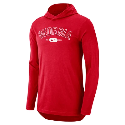 Georgia Men's Nike Dri-FIT College Hooded T-Shirt