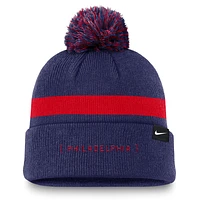 Philadelphia Phillies Hometown Peak Men's Nike MLB Cuffed Pom Beanie