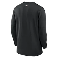 San Francisco Giants Authentic Collection Game Time Men's Nike Dri-FIT MLB 1/2-Zip Long-Sleeve Top