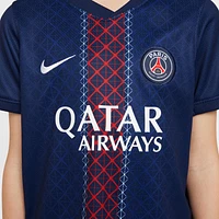 Paris Saint-Germain 2025/26 Stadium Home Little Kids' Nike Soccer Replica 3-Piece Kit