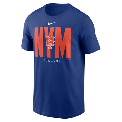 New York Mets Home Team Bracket Men's Nike MLB T-Shirt