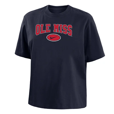 Ole Miss Women's Nike College Boxy T-Shirt