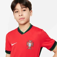 Portugal (Men's Team) 2024/25 Stadium Home Big Kids' Nike Dri-FIT Soccer Replica Jersey