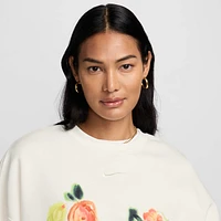 Nike Sportswear Phoenix Fleece Women's Artist Collection Over-Oversized Crew-Neck Sweatshirt