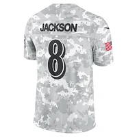 Lamar Jackson Baltimore Ravens Salute to Service Men's Nike Dri-FIT NFL Limited Jersey