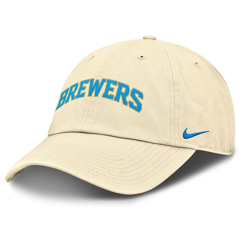 Milwaukee Brewers Club Men's Nike MLB Adjustable Hat