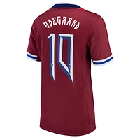 Martin Ødegaard Norway National Team 2024 Stadium Home Big Kids' Nike Dri-FIT Soccer Jersey