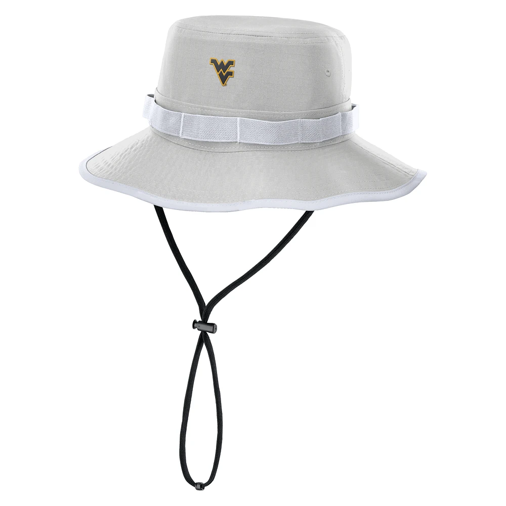 West Virginia Sideline Apex Gameday Boonie Men's Nike Dri-FIT College Bucket Hat