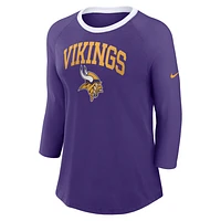 Minnesota Vikings Women's Nike NFL 3/4-Sleeve T-Shirt