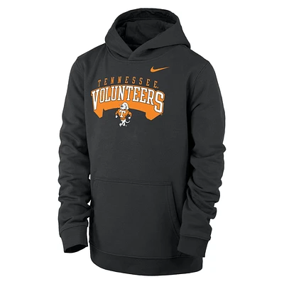 Georgia Club Fleece Big Kids' (Boys') Nike College Pullover Hoodie