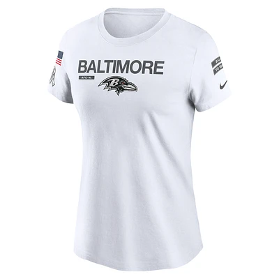 Baltimore Ravens Salute to Service Legend Women's Nike NFL T-Shirt