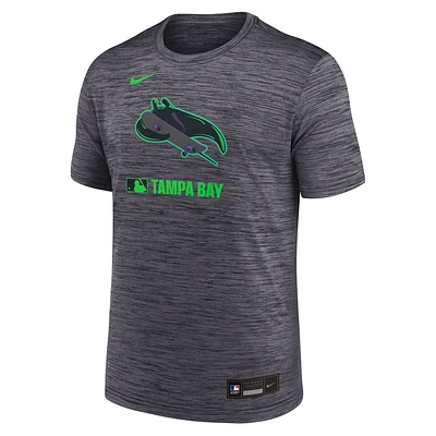 Tampa Bay Rays Authentic Collection City Connect Velocity Men's Nike Dri-FIT MLB T-Shirt