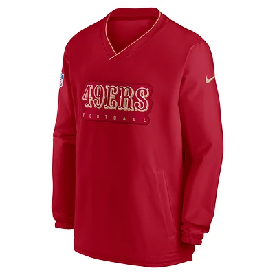 San Francisco 49ers Sideline Men's Nike NFL Long-Sleeve Windshirt