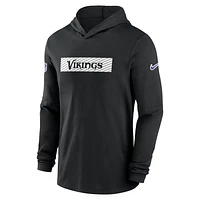 Minnesota Vikings Sideline Men's Nike Dri-FIT NFL Long-Sleeve Hooded Top