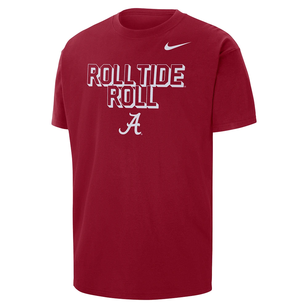 Alabama Men's Nike College Max90 Crew-Neck T-Shirt