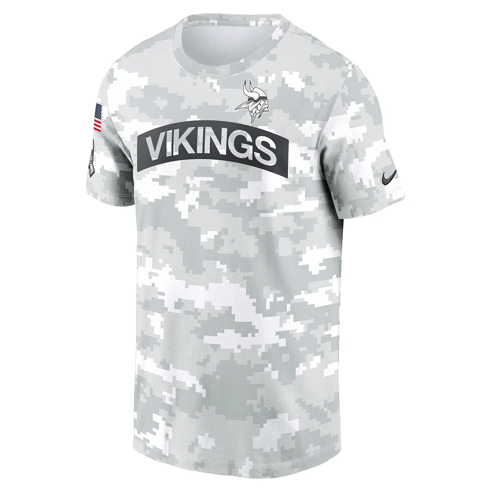 Minnesota Vikings Salute to Service Edge Arch Men's Nike Dri-FIT NFL T-Shirt