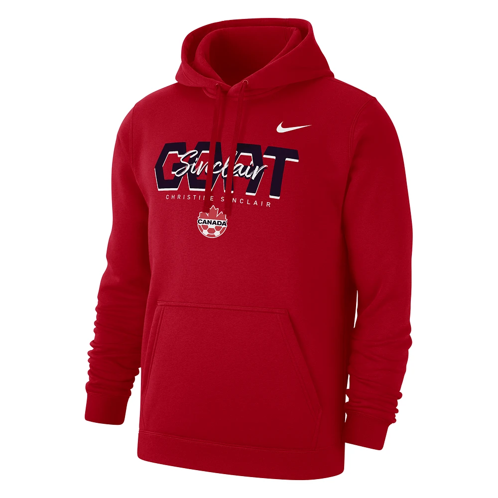 Christine Sinclair Canada Men's Nike Soccer Hoodie