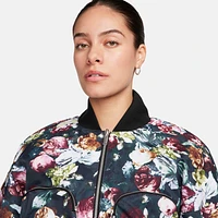 Nike Sportswear Tech Pack Women's Therma-FIT Oversized Reversible Floral Bomber Jacket