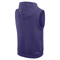 Baltimore Ravens Sideline Men's Nike Dri-FIT NFL Sleeveless Pullover Hoodie