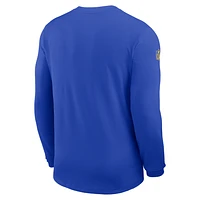 Los Angeles Rams Sideline Coach Men's Nike Dri-FIT NFL Long-Sleeve Top