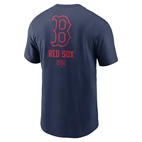 Boston Red Sox Large Logo Back Stack Men's Nike MLB T-Shirt