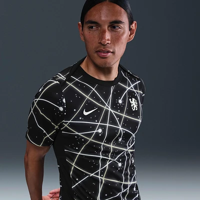Chelsea FC Academy Pro Men's Nike Dri-FIT Soccer Pre-Match Short-Sleeve Top