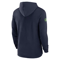 Seattle Seahawks Sideline Men's Nike Dri-FIT NFL Long-Sleeve Hooded Top