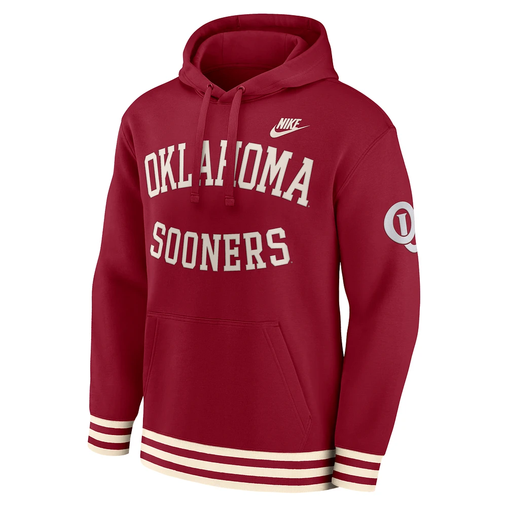 Oklahoma Sooners Legacy Retro Men’s Nike College Pullover Hoodie