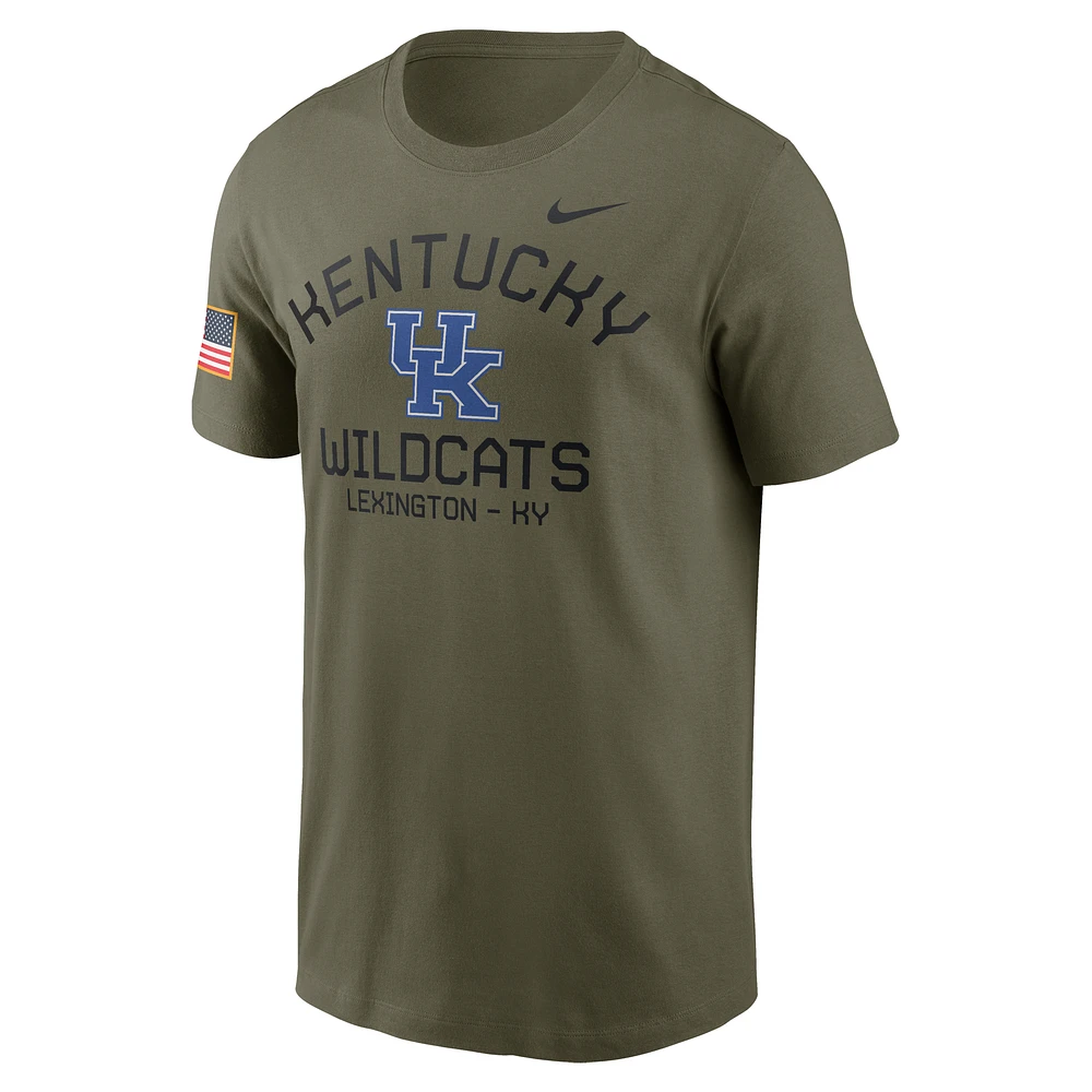 Kentucky Wildcats Military Appreciation Team Issue Men's Nike Dri-FIT College T-Shirt