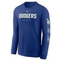 Los Angeles Dodgers Repeater Men's Nike MLB Long-Sleeve T-Shirt