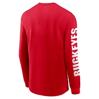 Ohio State Buckeyes Basketball Icon Men's Nike College Long-Sleeve T-Shirt