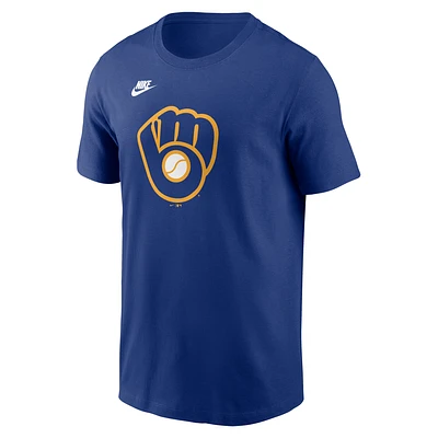 Milwaukee Brewers Cooperstown Logo Men's Nike MLB T-Shirt