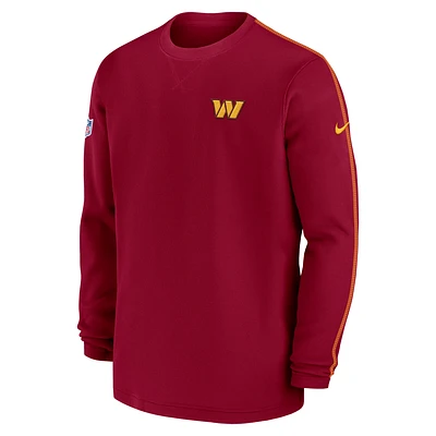 Washington Commanders Sideline Coach Men’s Nike NFL Long-Sleeve Top