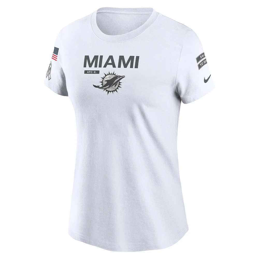 Miami Dolphins Salute to Service Legend Women's Nike NFL T-Shirt