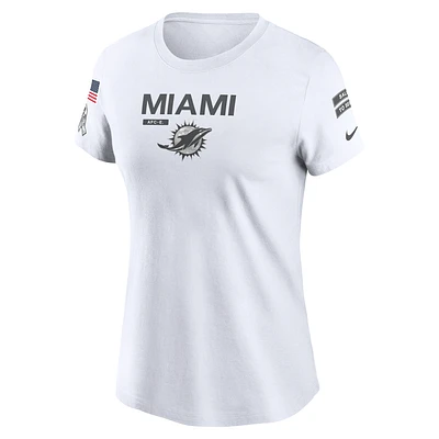 Miami Dolphins Salute to Service Legend Women's Nike NFL T-Shirt