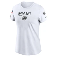 Miami Dolphins Salute to Service Legend Women's Nike NFL T-Shirt