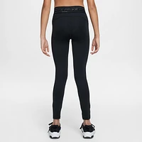 Nike Pro Girls' Dri-FIT Mid-Rise Leggings