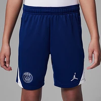 Paris Saint-Germain Strike Fourth Big Kids' Jordan Dri-FIT Soccer Knit Shorts