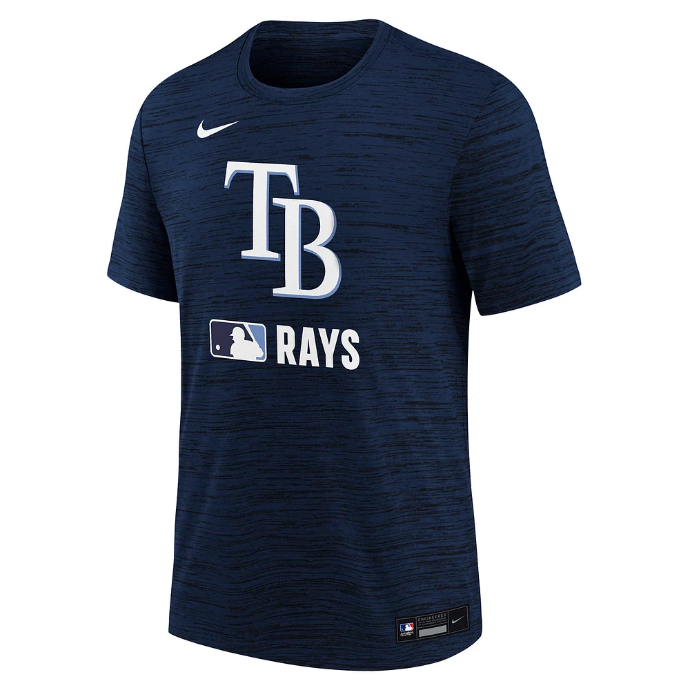Tampa Bay Rays Authentic Collection Velocity Big Kids’ Nike Dri-FIT MLB T-Shirt