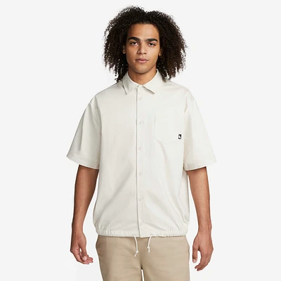 Nike Club Men's Button-Down Short-Sleeve Top